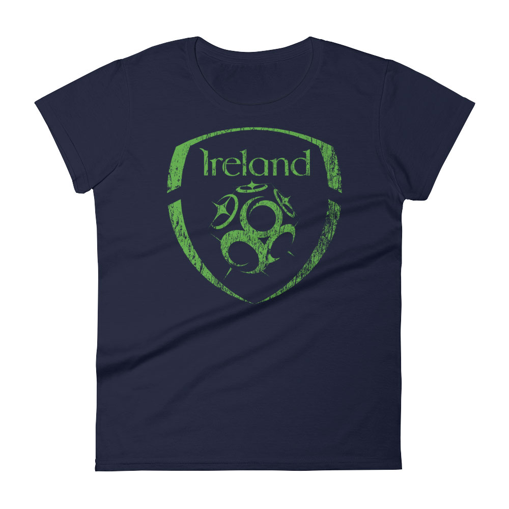 Ireland National Soccer Team Women’s Tshirt Futball Designs